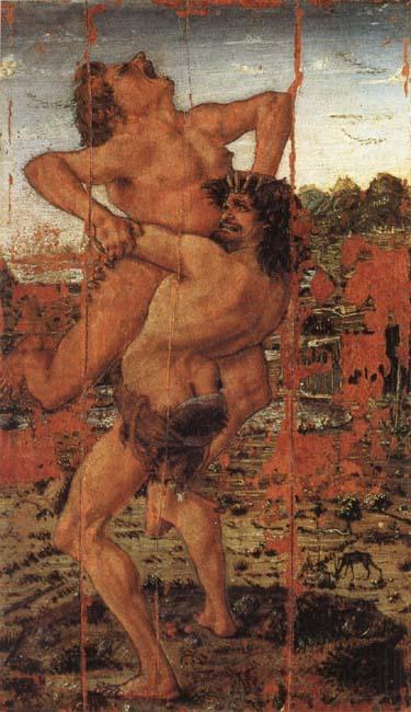 Antonio Pollaiolo Hercules and Antaeus France oil painting art